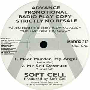 Soft Cell - This Last Night In Sodom  - Advance Promotional Radio Play Copy