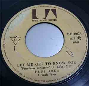 Paul Anka - Flashback  /  Let Me Get To Know You