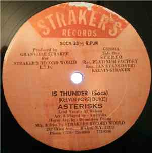 Asterisks - Is Thunder (Soca) / Thunder (D-J Mix) Ins.