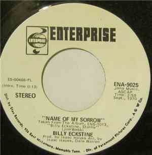 Billy Eckstine - Name Of My Sorrow