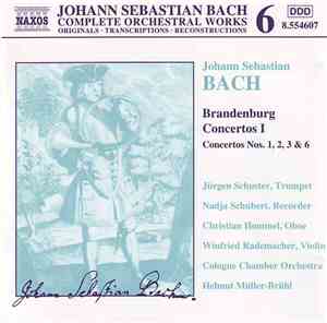 Johann Sebastian Bach - Cologne Chamber Orchestra, Helmut Müller-Brühl - Br ...