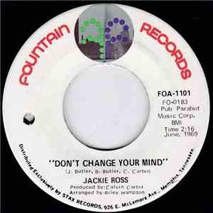 Jackie Ross - Don't Change Your Mind