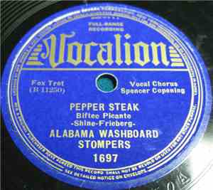 Alabama Washboard Stompers - Pepper Steak / You Can Depend On Me