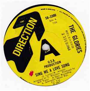 The Glories - Sing Me A Love Song / Oh Baby That's Love