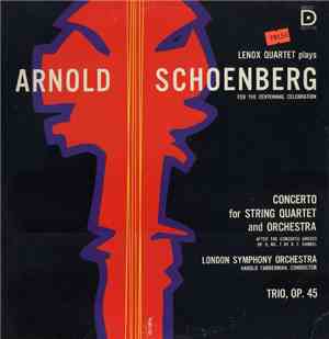 Arnold Schoenberg - Harold Farberman And London Symphony Orchestra With Len ...
