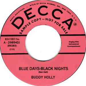 Buddy Holly - Blue Days-Black Nights