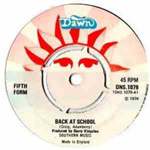Fifth Form - Back At School