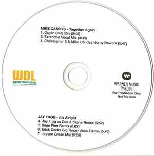 Mike Candys / Jay Frog - Together Again / It's Alright