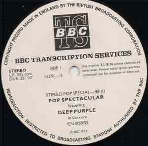 Deep Purple - Pop Spectacular Featuring Deep Purple