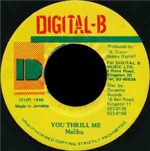 Malibu  / Steelie & Cleevie - You Thrill Me