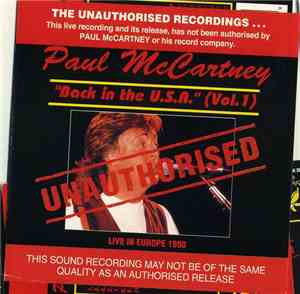 Paul McCartney - Back In The U.S.A. (Vol. 1)