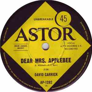 David Garrick - Dear Mrs. Applebee