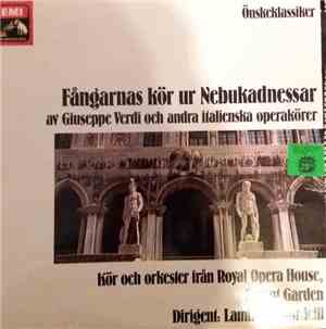 Giuseppe Verdi - Fångarnas Kör Ur Nebukadnessar Och Andra Italienska Operak ...