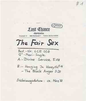 The Fair Sex - Divine Service
