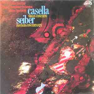 André Gertler, Casella, Seiber, Prague Symphony Orchestra, Václav Smetáček  ...