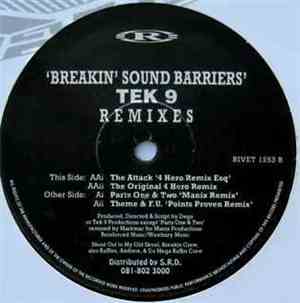 Tek 9 - Breakin' Sound Barriers (Remixes)