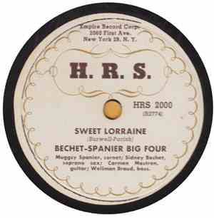 Bechet-Spanier Big Four - Sweet Lorraine / Lazy River