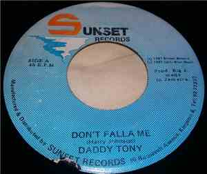 Daddy Tony  - Don't Falla Me