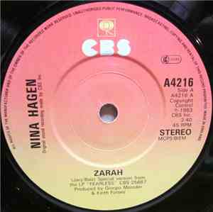 Nina Hagen - Zarah