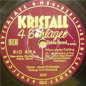 Oscar Joost-Orchester / Tanz-Orchester Rolf Walter - 4 Schlager