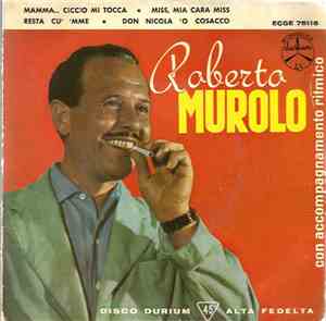 Roberto Murolo - Roberto Murolo Con Acompañamiento Ritmico : Con Perduca Y  ...