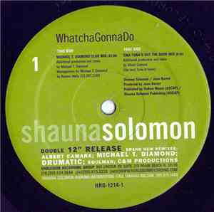 Shauna Solomon - Whatcha Gonna Do (Remixes)