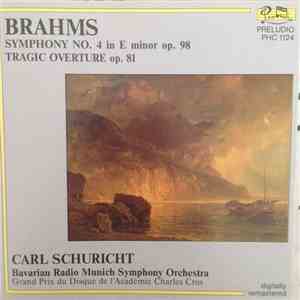 Brahms, Carl Schuricht, Bavarian Radio Munich Symphony Orchestra - Symphony ...