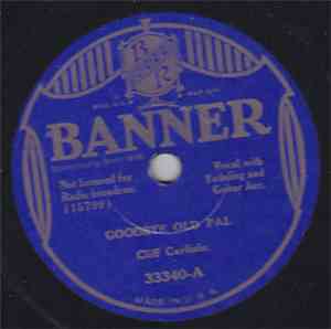 Cliff Carlisle - Goodbye Old Pal / Valley Of Peace