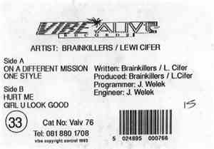 Brainkillers / Lewi Cifer - On A Different Mission