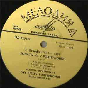 J. Gruodis - Pjesės Fortepijonui / Sonata Nr. 2 Fortepijonui F-moll