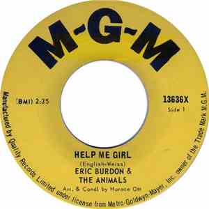 Eric Burdon & The Animals - Help Me Girl / That Ain't Where It's At