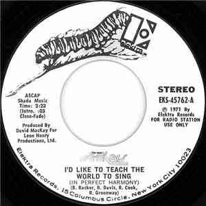 The New Seekers - I'd Like To Teach The World To Sing (In Perfect Harmony)
