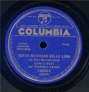 Carlo Buti - Sotto Ar Chiaro Della Luna / Chitarra Romana