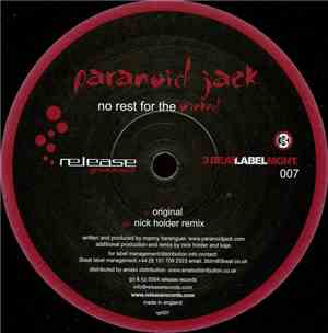 Paranoid Jack - No Rest For The Wicked