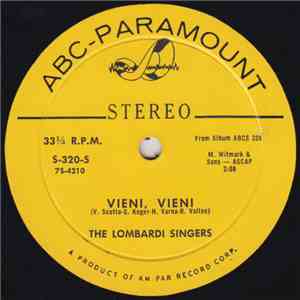 The Lombardi Singers - vieni, vieni
