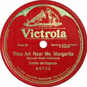 Emilio De Gogorza - Thou Art Near Me Margarita