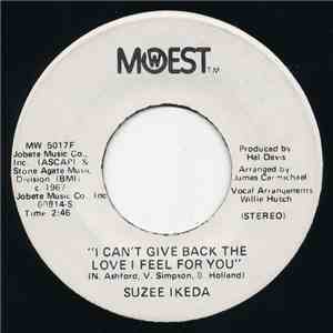 Suzee Ikeda - I Can't Give Back The Love I Feel For You