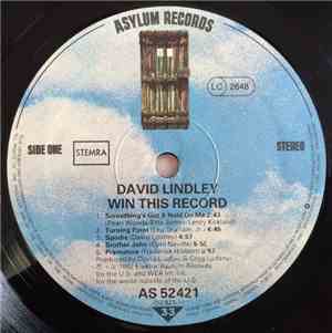 David Lindley And El Rayo-X - Win This Record!
