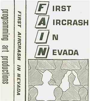 First Aircrash In Nevada - First Aircrash In Nevada