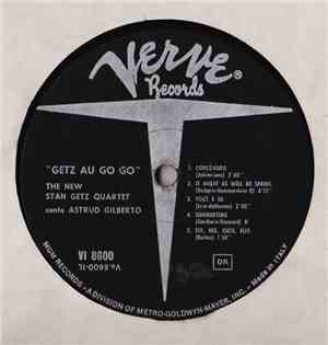 The New Stan Getz Quartet Featuring Astrud Gilberto - Getz Au Go Go