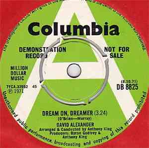 David Alexander  - Dream On, Dreamer