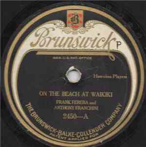 Frank Ferera And Anthony Franchini - On The Beach At Waikiki