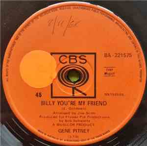Gene Pitney - Billy You're My Friend