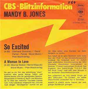 Mandy B. Jones - So Excited