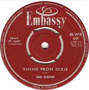 Bud Ashton / Jean Campbell - Theme From Dixie / Don't Treat Me Like A Child