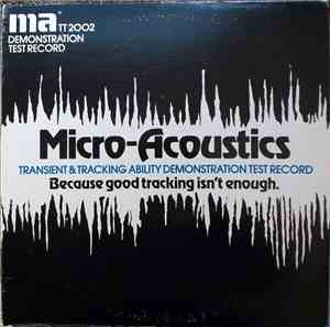 Various - Micro-Acoustics TT 2002 Transient & Tracking Ability Stereo Demonstration Record