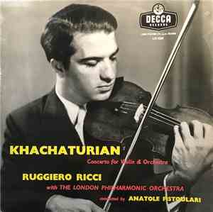 Ruggiero Ricci, The London Philharmonic Orchestra, Khatchaturian - Concerto ...