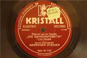 Salon-Orchester Gebrüder Steiner - Die Csárdásfürstin