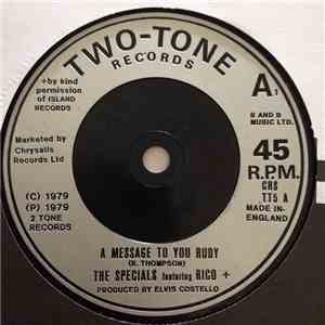 The Specials Featuring Rico - A Message To You Rudy