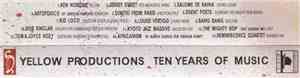 Various - Yellow Productions: Ten Years Of Music